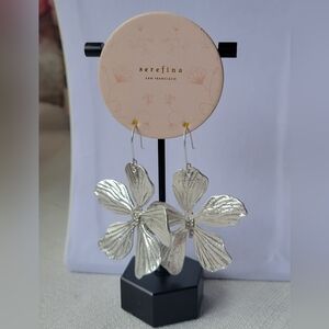 Serefina Silver Floral Earrings